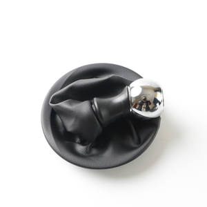 Pommeau de levier de vitesse de voiture en acier inoxydable ergonomique, poignée de remplacement pour Peugeot - Product Image 3