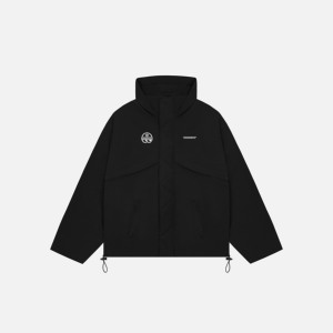 SUPERTRAMP WINDBREAKER Coupe-vent personnalisé à fermetures éclair pour hommes, imperméable, en tissu extérieur 100% nylon - Product Image 1