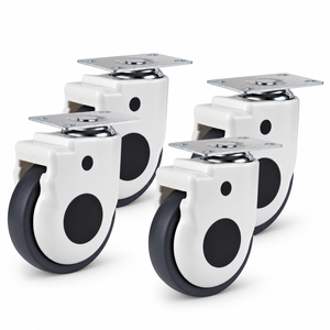 Ruedas para Banco de Trabajo Global-Pro de Poliuretano, Resistentes al Desgaste, Giratorias 360 Grados, Kit de Instalación Rápida para Gabinetes de Cocina - Product Image 1