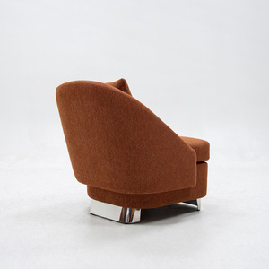 Sillón Individual para Sala de Estar, Silla de Comedor, Dormitorio, Apartamento, Hotel, Exterior, Almacenamiento, Moderno, de Terciopelo, Silla de Descanso - Product Image 3