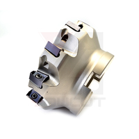 Fraiseuse à face indexable H-SASF90-D125-10-40-1706R pour plaquettes ANKX170608 90° °   Usinage CNC de pointe