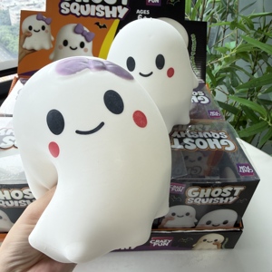 15cm Jumbo Giant Halloween Ghost Squishy Stress Relief Soft Squeeze <b>Fidget</b> Squeeze Toys for Halloween Party - Product Image 1