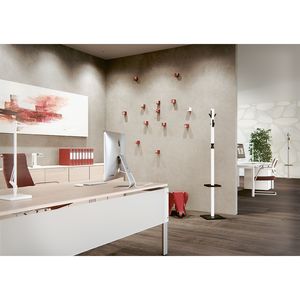 Superior Office Coat Hanger High Quality <b>Plastic</b> <b>Rack</b> with Modern Design for Efficient and Compact Coats and Suits Storage - Product Image 3