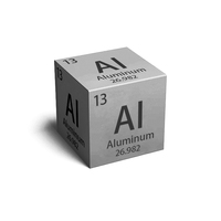 Cube en aluminium pur à 99,99 %, diamètres 10 mm, 25,4 mm, 38,1 mm – Vente chaude