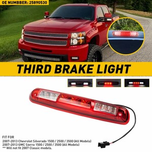 ไฟเบรกดวงที่สามแบบ LED เลนส์สีแดง Auxito สำหรับรถเชฟโรเลต ซิลเวอราโด และ GMC เซียร์รา 1500/2500 ปี 2007-2013 - Product Image 1