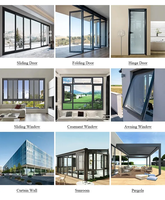 La ventana de aluminio a escala completa fabricada en Vietnam, la ventana y la puerta de aluminio están disponibles a un costo barato