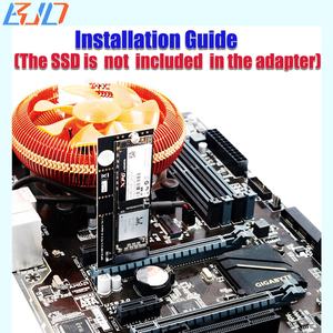 Pci Express 4.0 X4 Pci-e 3.0 4x Naar <span class=keywords><strong>M</strong></span>.2 Ngff <span class=keywords><strong>M</strong></span>-Sleutel B + <span class=keywords><strong>M</strong></span> 2280 M2 Nvme Ssd Adapter Kaart-Verticale Installatie Op Voorraad - Product Image 5