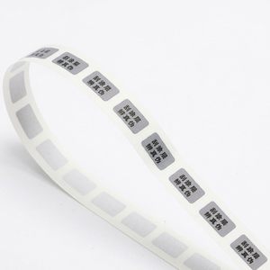 สติกเกอร์ขูดลอก วัสดุ PET โฮโลแกรม ป้องกันการปลอมแปลง ขนาด 6.5x10.5 มม. รูปทรงสี่เหลี่ยมผืนผ้า สำหรับบัตรรหัสผ่าน เชิงพาณิชย์ - Product Image 1