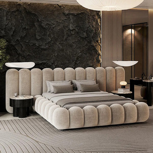 Stile moderno doppio ampio stile pianoforte King Size Up-letto nella fondina per camera da letto o matrimonio moderno <span class=keywords><strong>Design</strong></span> contemporaneo - Product Image 4