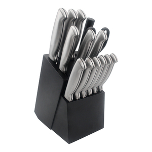 Thép Chất lượng cao nhà bếp chuyên nghiệp Knife <span class=keywords><strong>Set</strong></span> Gỗ keo dao khối bao gồm gọt dao để cắt slicing dùng một lần - Product Image 1