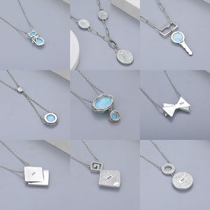 Collares de Larimar Natural XYOP, Joyería Fina de Plata 925 de Fábrica Mayorista - Product Image 5