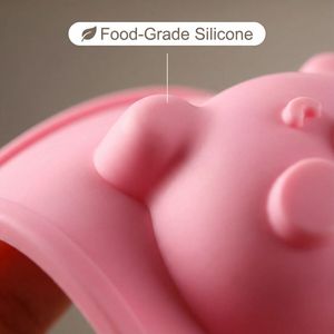 Molde de Silicona con Forma de Oso para Hielo, Grado Alimenticio, para Niños, para Dulces y Chocolate - Product Image 3