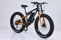 Chine usine 26 gros pneu vélo électrique 48v 350w moteur neige vélo électrique gros vélo à vendre Canada russie royaume-uni