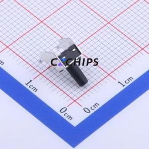 TS-1043A-A10B3-D2-T2 Tactile Switch Through hole Switch Single Pole Single Throw Round Button 2.5N Right Angle Insert - Product Image 2