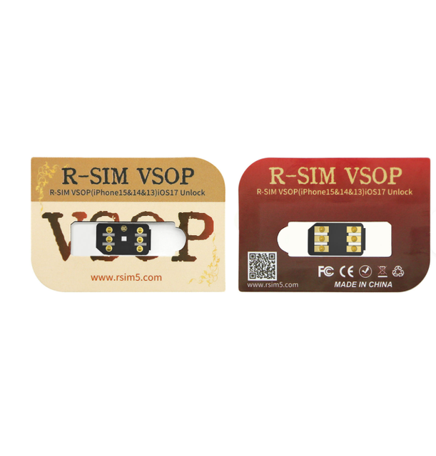 R-SIM VSOP for IP15 Pro MAX/15 PLUS/15/14 PRO/14/13/12/11/SE/X/8 All Models Are Compatible with Unlcking