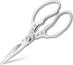 Premium Multi-Purpose Stainless Steel Heavy Duty Chicken Bone Scissors Kitchen <b>Shears</b> for Cutting Meats, <b>Poultry</b> - Product Image 1