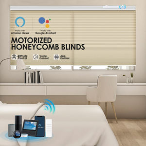 Persianas de Panal Recargables con Batería, con Control Remoto, Aislamiento Térmico, Modernas, Fáciles de Instalar, Tamaños Personalizados - Product Image 2