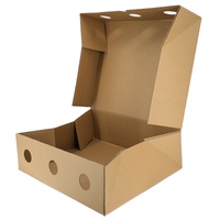 Boîte de rangement en carton personnalisé pour viande, boîtes en papier congelées pour poulet volaille, boîte d'expédition pour fruits de mer