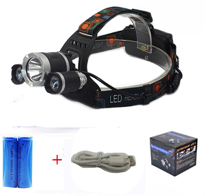 Linterna Frontal Recargable USB Portátil, Potente e Impermeable, con Zoom y Cuatro Modos de Iluminación LED - Product Image 2