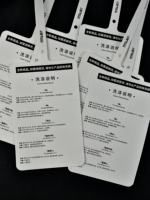 Étiquettes de vêtements personnalisées en papier couché imprimé avec sceau plastique inviolable à usage unique blanc pour l'emballage de vêtements et d'habillement