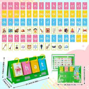 Kit de cartes éducatives de classement de mots pour la maternelle et la petite enfance, jouet éducatif de grammaire, tableau de poche de bureau, cartes de tente - Product Image 5