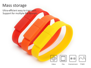Bracelet en caoutchouc 16 Go, disque <span class=keywords><strong>flash</strong></span> USB 32 Go, bracelet en PVC, clé USB avec logo, cadeau imprimé, disque <span class=keywords><strong>flash</strong></span> USB en silicone, usine - Product Image 4