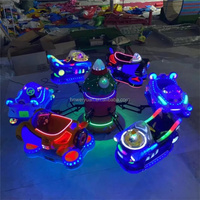 Manège Électrique Moderne Personnalisé pour Enfants en Forme d'Avion, Équipement de Parc d'Attractions, Mini Carrousel