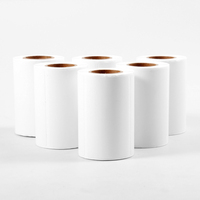 Rollos de Papel para Etiquetas de Código de Barras de Polipropileno Sintético Térmico Directo Personalizados, Resistentes al Agua, con Adhesivo Fuerte para Uso en Supermercados, Tamaños Personalizados
