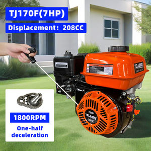 Moteur à <span class=keywords><strong>essence</strong></span> monocylindre à 4 temps OHV à <span class=keywords><strong>réduction</strong></span> <span class=keywords><strong>de</strong></span> vitesse 1/2, 7 CV, 208 cm³, Smart Investment TJ170F, pour pompe à incendie portable - Product Image 5