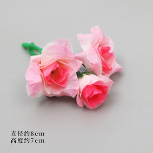 Cabezas de Rosas Artificiales de Seda, Flores de 3 cm de Alto, Simulación Realista, Decoraciones para Bodas, Materiales para Manualidades, Reutilizables - Product Image 6