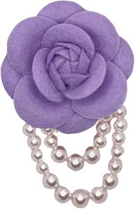 Sigma Gamma Rho hermandad chal Clips boda fiesta baile ramillete joyería <span class=keywords><strong>azul</strong></span> y oro <span class=keywords><strong>Camelia</strong></span> flor perlas broche alfileres - Product Image 6