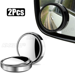 Nuevo Espejo Retrovisor Auxiliar con Ventosa para Auto, 2 Piezas, Rotación de 360 Grados, Gran Angular, Marco Redondo, Espejo para Puntos Ciegos - Product Image 1