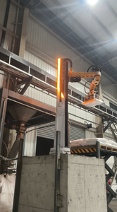 Bag Slitting <strong>Robot</strong> , Bag Gripping Arm , Automatic Bag Opener With Conveyor And Compactor, 25-200kg/bag , 80-120bags/h - Product Image 2
