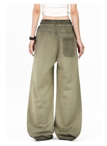 Весенние, оптовые продажи, новые стильные спортивные штаны с камнями, приталенные спортивные брюки с боковыми карманами - Product Image 6