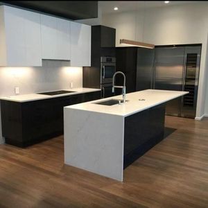 Armoire de cuisine personnalisée en noir et blanc Armoires de cuisine en bois Design RTA Meubles d'armoires de cuisine - Product Image 5