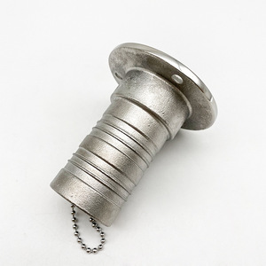 Bouchon de remplissage de carburant en acier inoxydable avec chaîne, pièce de rechange pour matériel marin - Product Image 3