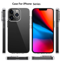 Casing Handphone TPU+Kaca Temper Anti Gores dan Tahan Air untuk iPhone 18 Pro, Pelindung Belakang untuk iPhone 18 Pro Max