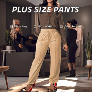 Nouveau prix usine Pantalon de détente décontracté personnalisé Micronesia, grande taille, coupe large, ample, respirant, imprimé tie-dye, avec cordon de serrage, vert - Product Image 2