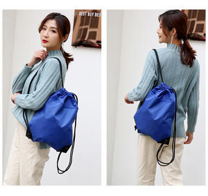 Mochila Deportiva Plegable con Cordón, Personalizada con Estampado Multicolor, de Poliéster 210D, para Niños, para la Escuela, Maratón y Actividades al Aire Libre - Product Image 5