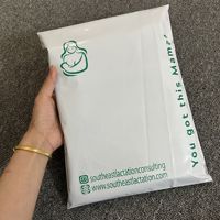 Sacs d'expédition personnalisés, nouveaux sacs postaux en plastique épais, enveloppes d'expédition, emballages, sacs postaux blancs en polyéthylène pour sacs polyéthylène