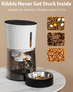 Distributeur automatique d'aliments pour animaux de compagnie de charge écologique 4L avec écran LCD pour chiens et chats - Product Image 2