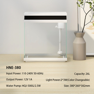 Sunsun Aquaria Accessoires Transparant Gestroomlijnd En <span class=keywords><strong>Modern</strong></span> Desktop <span class=keywords><strong>Aquarium</strong></span> Kleine Elektrische Water Zeewater Mini Tank - Product Image 6