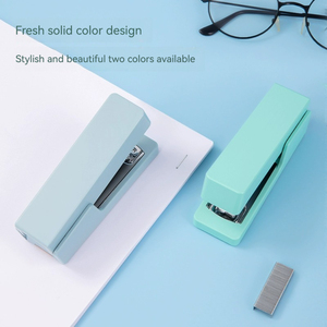 Ta303 Chất lượng cao <span class=keywords><strong>Stapler</strong></span> (1 <span class=keywords><strong>Stapler</strong></span>/hộp) nhỏ học tập văn phòng kim loại Tie Rod chống trượt mat số 12 không trượt dưới - Product Image 2