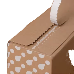 Boîtes en papier verni auto-assemblables et recyclables, emballage écologique pour la vente au détail, les cadeaux, les aliments, l'expédition et la présentation des produits - Product Image 1