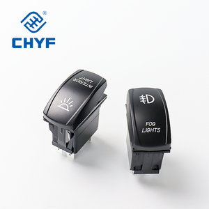 Chyf IP67 không thấm nước chiếu sáng LED Rocker Thiết bị chuyển mạch 5pin 12V 24V 220V dpst nút thiết bị chuyển mạch ON-OFF-On cho xe Thuyền biển - Product Image 5