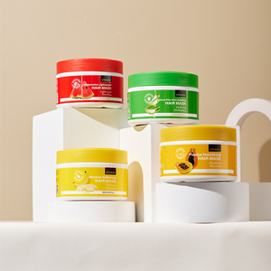 Ensemble de masques capillaires OEM ODM KORMESIC <span class=keywords><strong>Masque</strong></span> capillaire adoucissant à la banane et à l'aloe vera léger et à la <span class=keywords><strong>papaye</strong></span> - Product Image 2