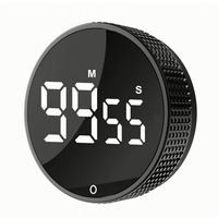 Timer Dapur Digital LED untuk Memasak, Mandi, Belajar, Stopwatch, Jam Alarm, Magnetik, Elektronik, Penghitung Waktu Mundur Memasak.
