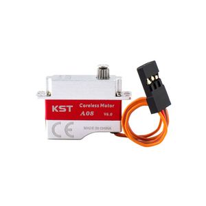 Bán hàng nóng KST A08 v6.0 3.2kgf. cm 0.09sec coreless kim loại bánh HV động cơ cho RC tàu lượn dlg F3K F5D UAV bay không người lái - Product Image 5