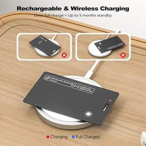 Nouveau Traceur GPS Carte Rechargeable Tendance 2026 pour Apple Android, Étanche avec Recharge Sans Fil - Product Image 4