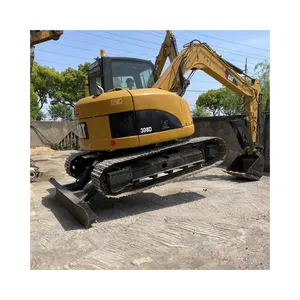 Ithalat mini kullanılan kedi 308c cat308d ekskavatör caterpillar 308 ikinci el 8ton cat308 iyi durumda